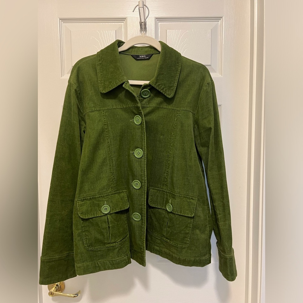 Olive Green Corduroy Jacket